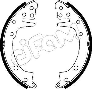 Cifam 153-598 - Drum Brake Shoe Set car-mod.net
