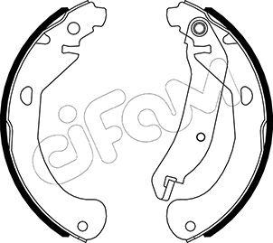 Cifam 153-552 - Drum Brake Shoe Set car-mod.net