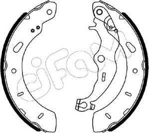 Cifam 153-563 - Drum Brake Shoe Set car-mod.net