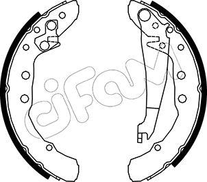 Cifam 153-009 - Drum Brake Shoe Set car-mod.net