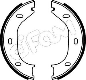 Cifam 153-011 - Brake Shoe Set, parking brake car-mod.net