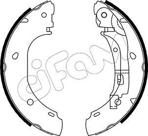 Cifam 153-082 - Drum Brake Shoe Set car-mod.net