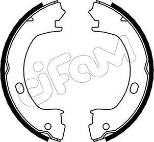 Cifam 153-031 - Brake Shoe Set, parking brake car-mod.net