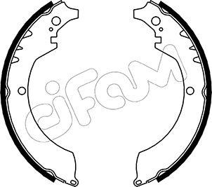 Cifam 153-033 - Drum Brake Shoe Set car-mod.net