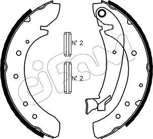 Cifam 153-073 - Drum Brake Shoe Set car-mod.net