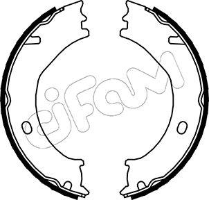Cifam 153-163 - Brake Shoe Set, parking brake car-mod.net