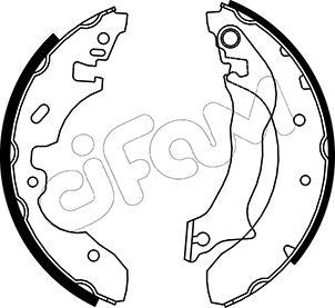 Cifam 153-130 - Drum Brake Shoe Set car-mod.net