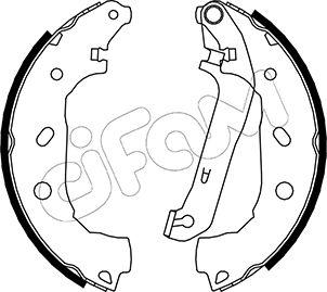 Cifam 153-138 - Drum Brake Shoe Set car-mod.net