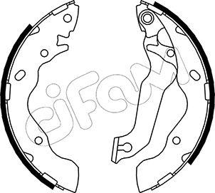 Cifam 153-171 - Drum Brake Shoe Set car-mod.net