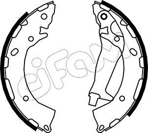 Cifam 153-177 - Drum Brake Shoe Set car-mod.net