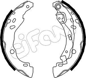 Cifam 153-359 - Drum Brake Shoe Set car-mod.net