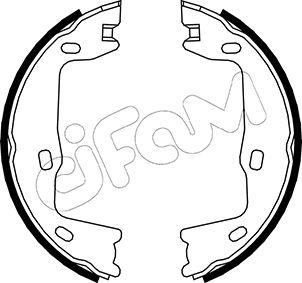 Cifam 153-302 - Brake Shoe Set, parking brake car-mod.net
