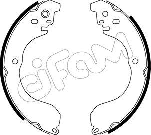 Cifam 153-296 - Drum Brake Shoe Set car-mod.net