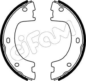 Cifam 153-249 - Brake Shoe Set, parking brake car-mod.net