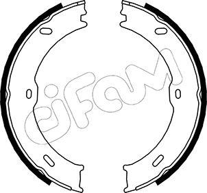 Cifam 153-246 - Brake Shoe Set, parking brake car-mod.net