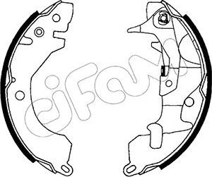 Cifam 153-253Y - Drum Brake Shoe Set car-mod.net