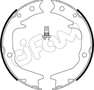 Cifam 153-265 - Brake Shoe Set, parking brake car-mod.net