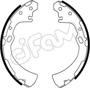 Cifam 153-279 - Drum Brake Shoe Set car-mod.net