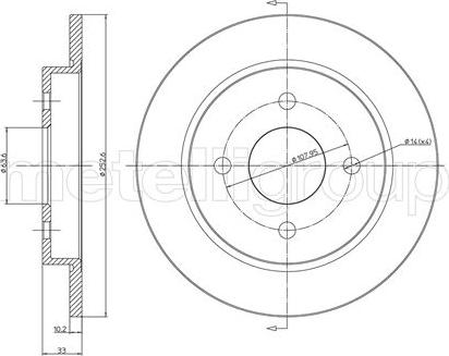 Cifam 800-542C - Brake Disc car-mod.net
