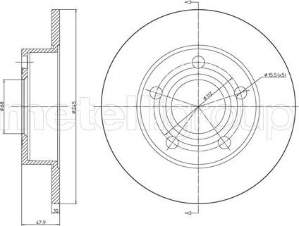 Cifam 800-531C - Brake Disc car-mod.net