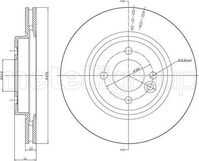 Cifam 800-666C - Brake Disc car-mod.net
