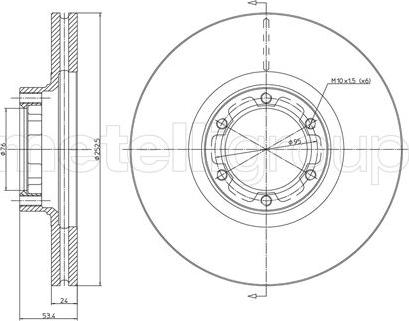 Cifam 800-051 - Brake Disc car-mod.net