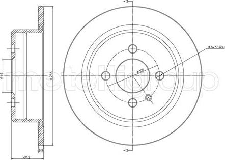 Cifam 800-084 - Brake Disc car-mod.net