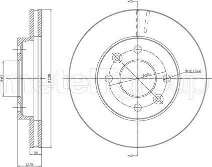 Cifam 800-110 - Brake Disc car-mod.net