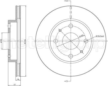 Cifam 800-1138C - Brake Disc car-mod.net