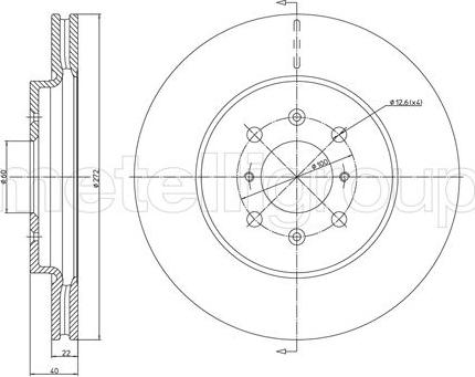Cifam 800-1264C - Brake Disc car-mod.net