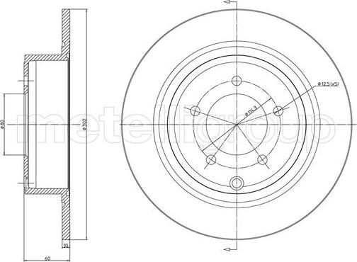 Cifam 800-1223C - Brake Disc car-mod.net