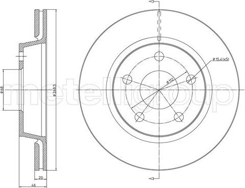 Cifam 800-1734C - Brake Disc car-mod.net