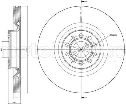Cifam 800-851C - Brake Disc car-mod.net