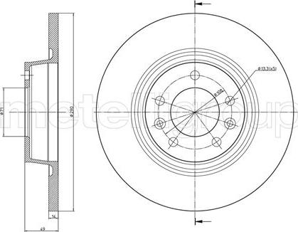 Cifam 800-888C - Brake Disc car-mod.net