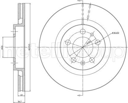 Cifam 800-391C - Brake Disc car-mod.net