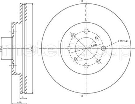 Cifam 800-344C - Brake Disc car-mod.net