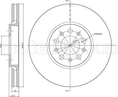 Cifam 800-365C - Brake Disc car-mod.net
