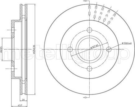 ABEX W0730 - Brake Disc car-mod.net