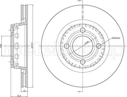 Cifam 800-330 - Brake Disc car-mod.net