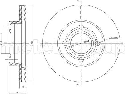 Cifam 800-234 - Brake Disc car-mod.net