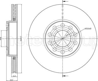Cifam 800-745C - Brake Disc car-mod.net