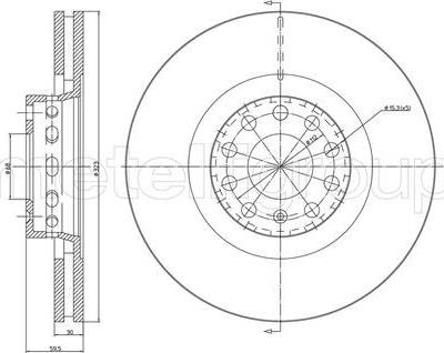 Cifam 800-737C - Brake Disc car-mod.net