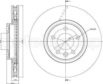 Cifam 800-727C - Brake Disc car-mod.net