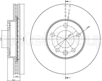Cifam 800-773C - Brake Disc car-mod.net