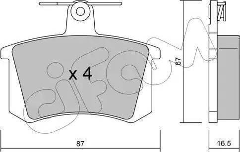 A.B.S. 36818 OE - Brake Pad Set, disc brake car-mod.net