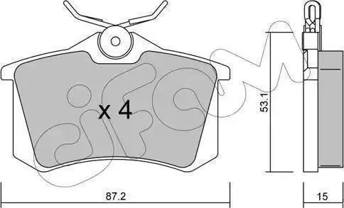 Roadhouse 2263.15 - Brake Pad Set, disc brake car-mod.net