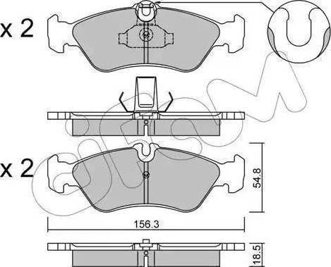 DKarta DK.0044202720 - Brake Pad Set, disc brake car-mod.net