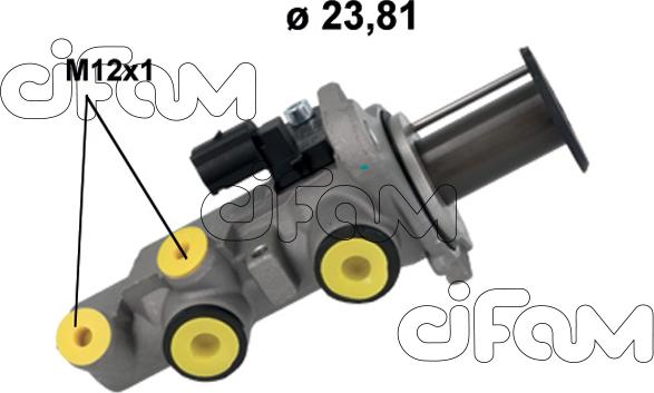 Cifam 202-1250 - Brake Master Cylinder car-mod.net