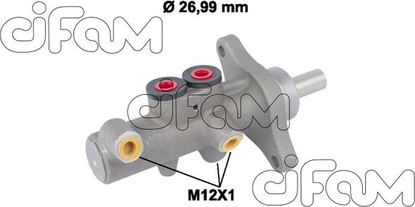 Cifam 202-832 - Brake Master Cylinder car-mod.net