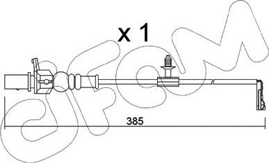 Cifam SU.348 - Warning Contact, brake pad wear car-mod.net